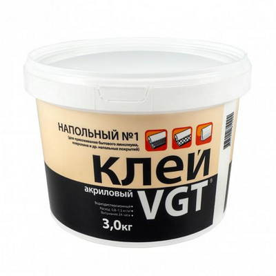 Клей VGT напольный акриловый 3кг