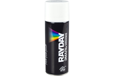 Аэрозоль RAYDAY акриловая белая глянцевая ral 9003 520 мл