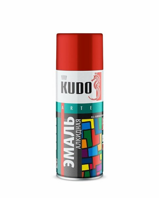 Аэрозоль KUDO алкидная глянцевая  розовый ral 3015 520 мл