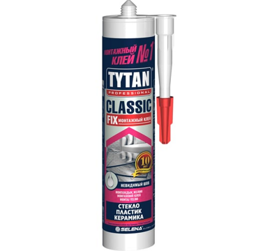 Клей TITAN Classic жидкие гвозди прозрачный. 310мл