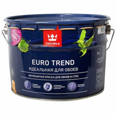 Краска интерьерная Tikkurila Euro Trend база А 9 л