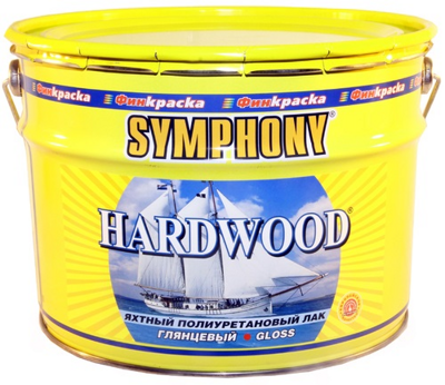 Лак яхтный Symphony Hardwood глянцевый 2,7 л